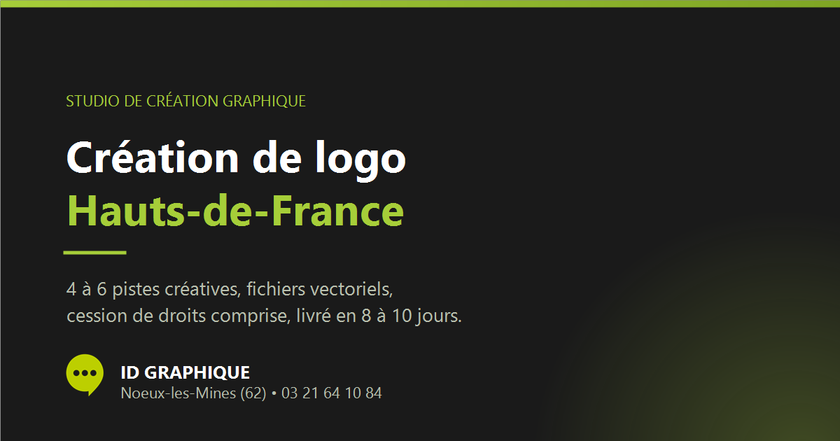 Création de logo dans les Hauts-de-France par le studio graphique ID Graphique à Noeux-les-Mines