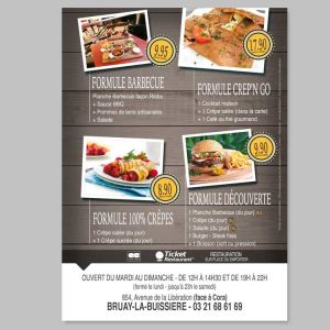 création flyer pour restaurant 