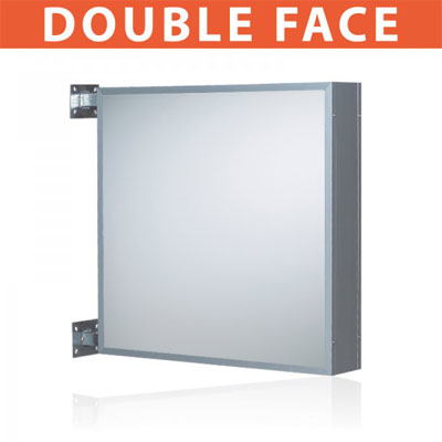 Caisson lumineux double face 150 mm