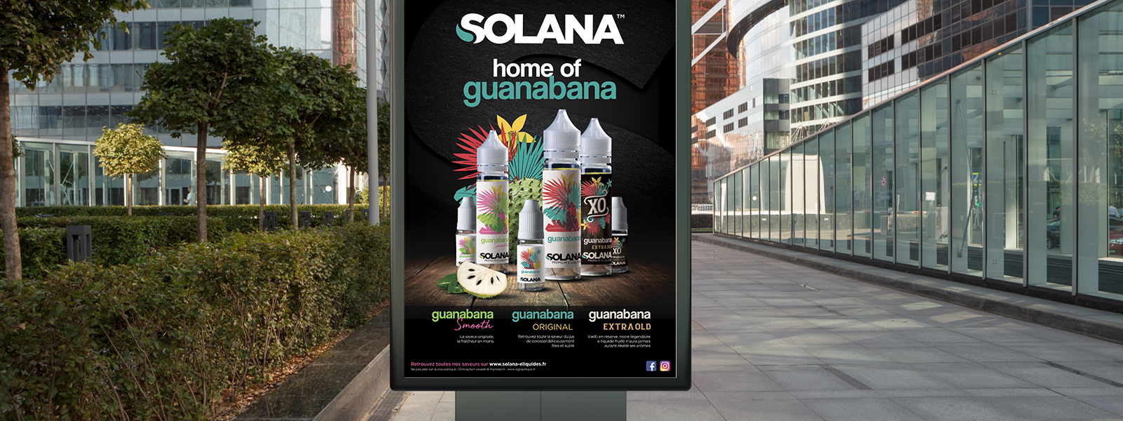 Affiches publicitaires Solana